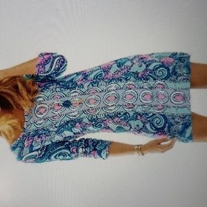 Lily Pulitzer NWOT LINDEN Pima Cotton Shift Dress Sz XS